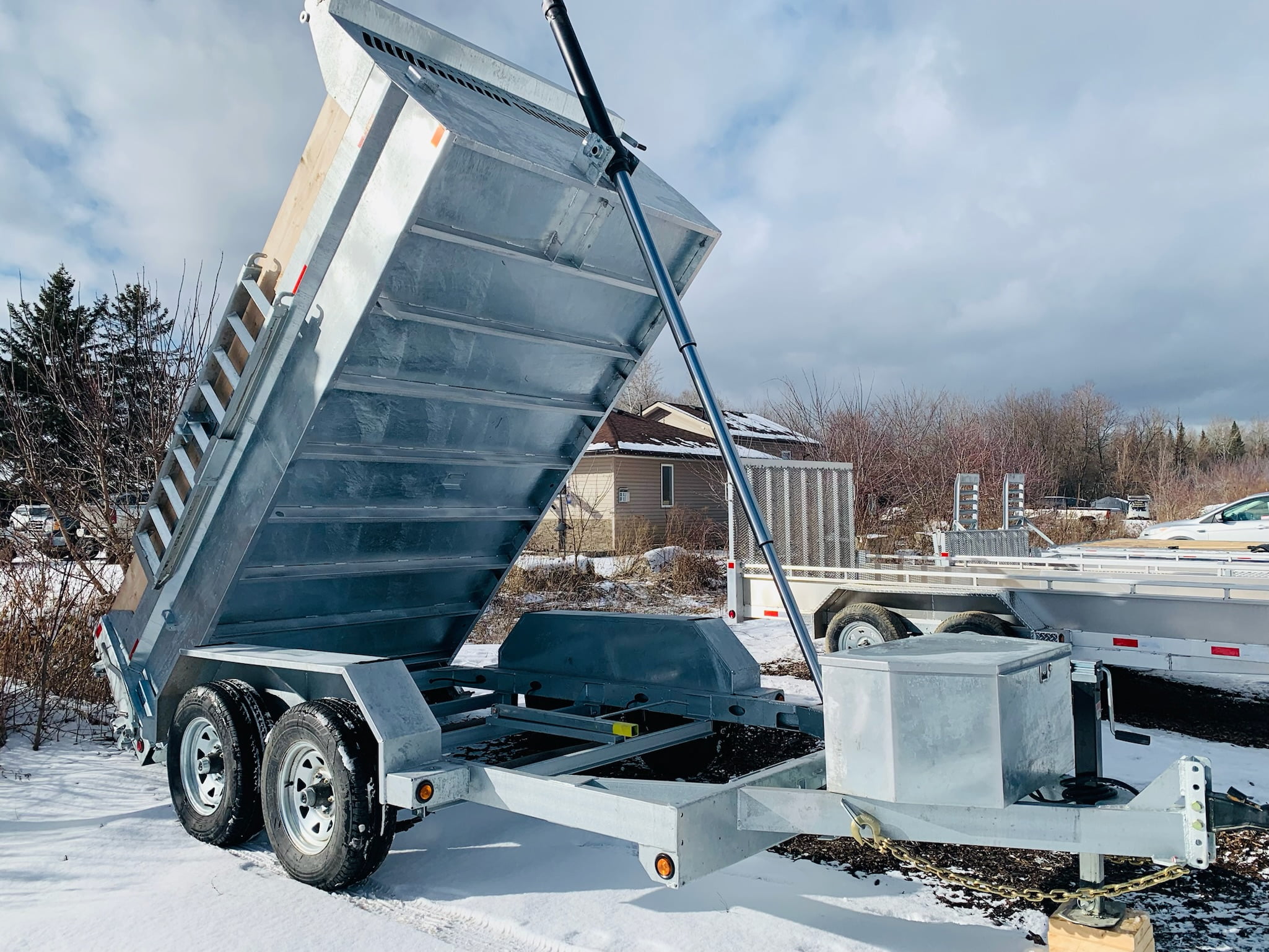 6X12 5 Ton Galvanized Premium Dump Trailer BEYOND TRAILER SALES